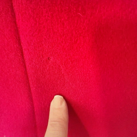 Liz Claiborne Vibrant Red Trench Coat - Picture 6 of 16